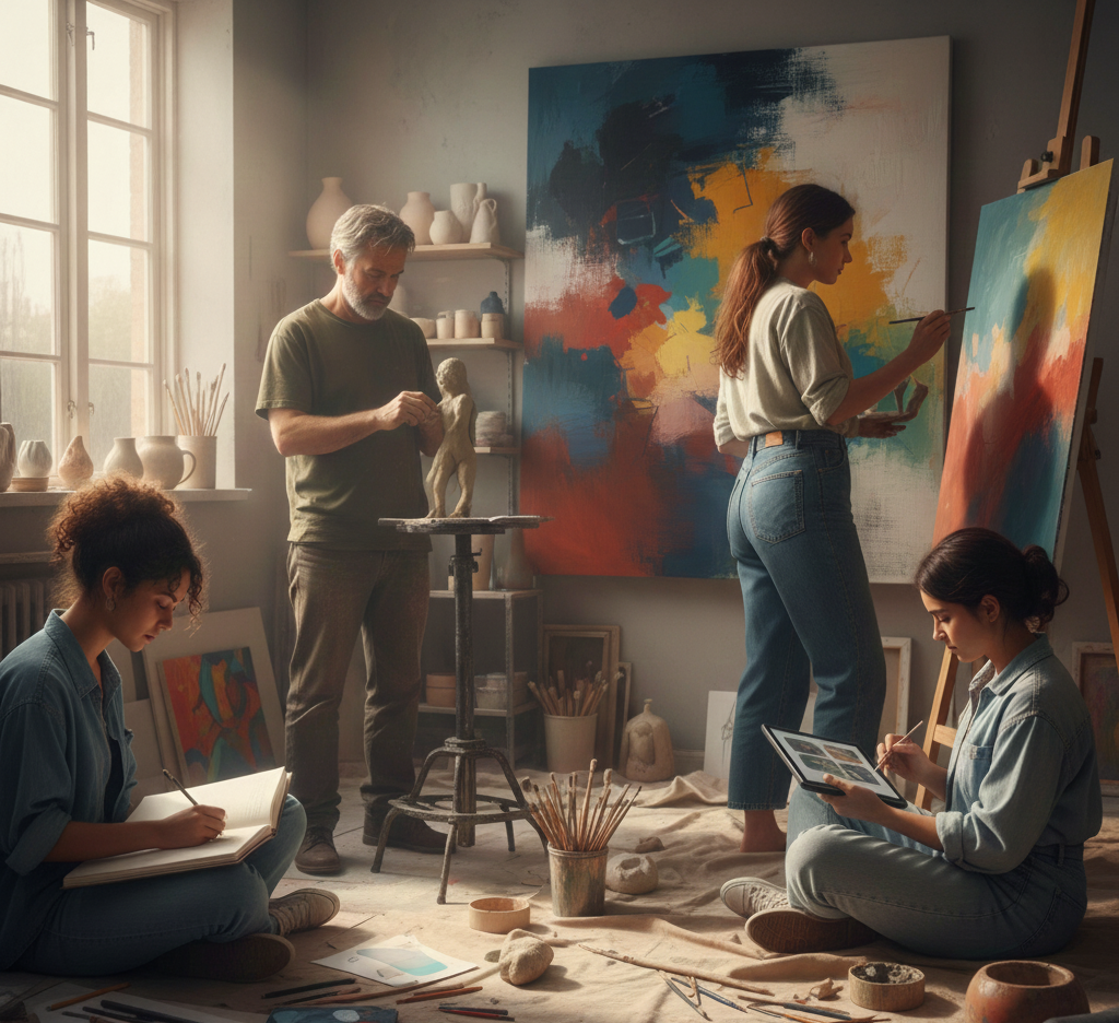 Kunstnerisk udvikling og fremskridt